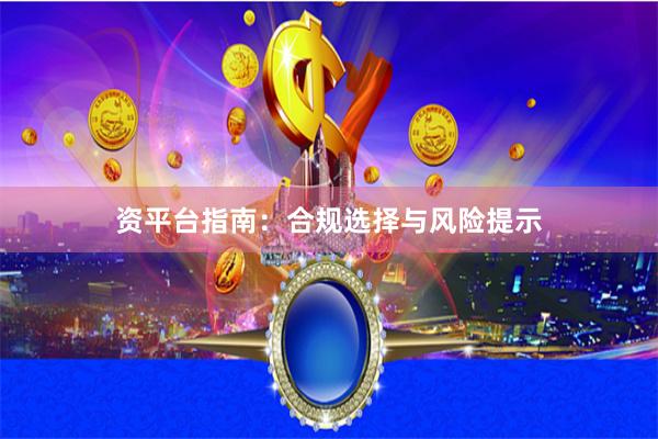 资平台指南：合规选择与风险提示